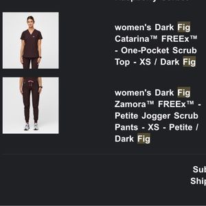 FIGS FREEx Dark Fig Joggers